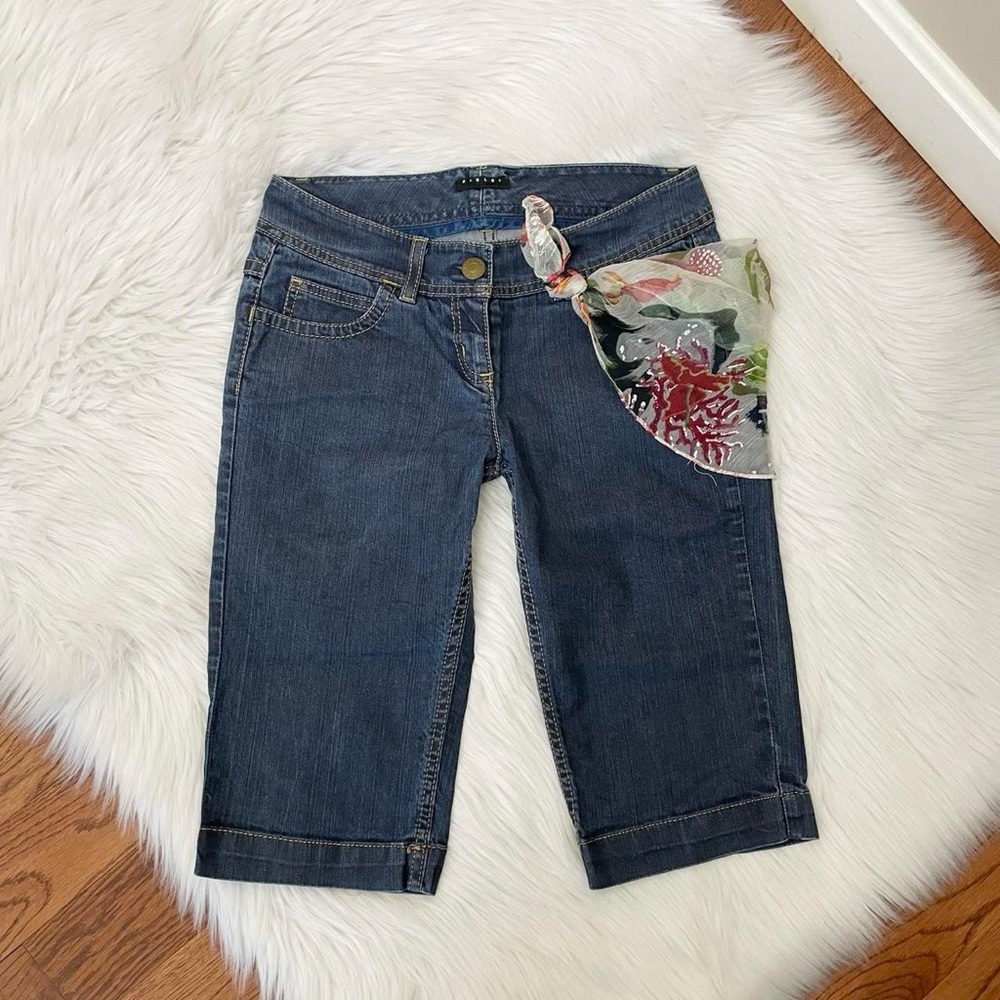 Vintage Y2K capri jeans 🌊 by Sisley
